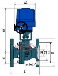 ZAJQ電動(dong)調(tiao)節球(qiu)閥 (配CHQ)