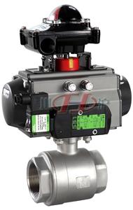 Q611F氣(qi)動(dong)內(nei)螺(luo)紋(wen)球(qiu)閥(fa) (二(er)片(pian)式(shi)閥(fa)體(ti))