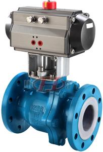 Q641F46氣動(dong)襯(chen)氟(fu)球閥