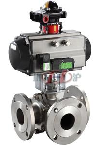 Q644/5氣動(dong)三通(tong)球(qiu)閥 (配(pei)AT氣缸)